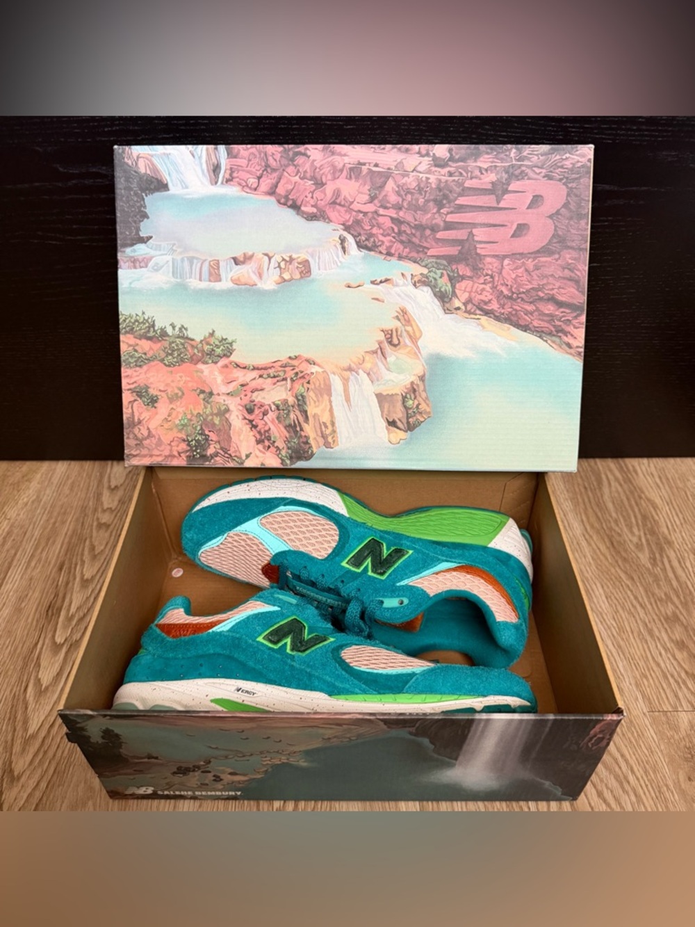 Salehe Bembury x New Balance 2002R Water Be The Guide Blue/Beige ML2002RJ - Picture 13 of 13